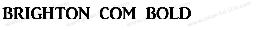 Brighton Com Bold字体转换